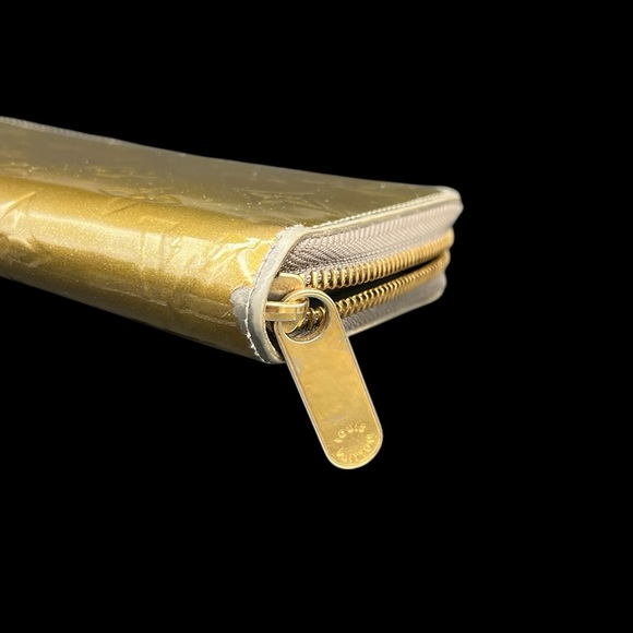 Louis Vuitton Gold Vernis Zippy Long Wallet w/ LV Dust Bag- GUC - Picture 9 of 10